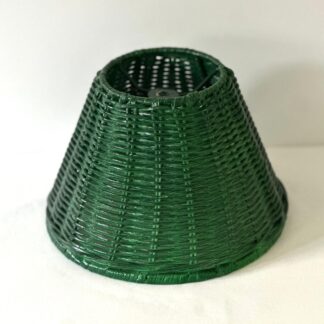 Green Wicker Lampshade